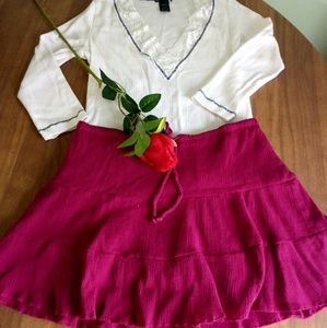 OLD NAVY nini skirt beautiful pink color fiusha ..